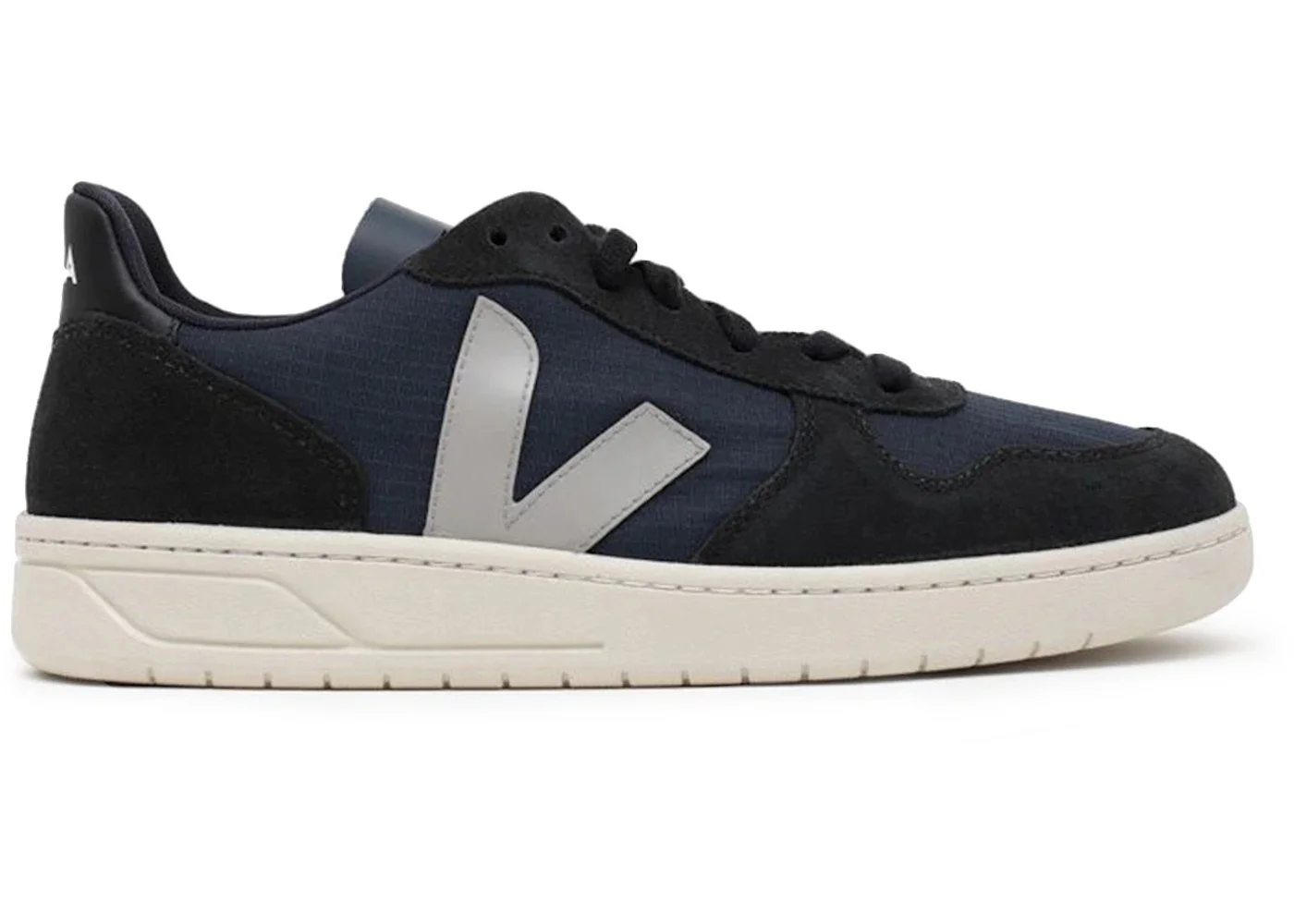 Veja V-10 Ripstop Nautico Oxford Grey Black - 1