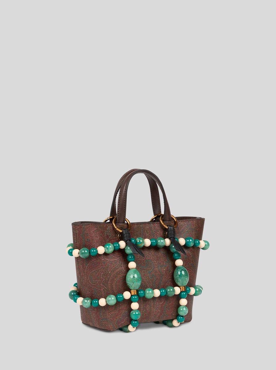 DECORATIVE BAG CAGE WITH MARBLES - 3