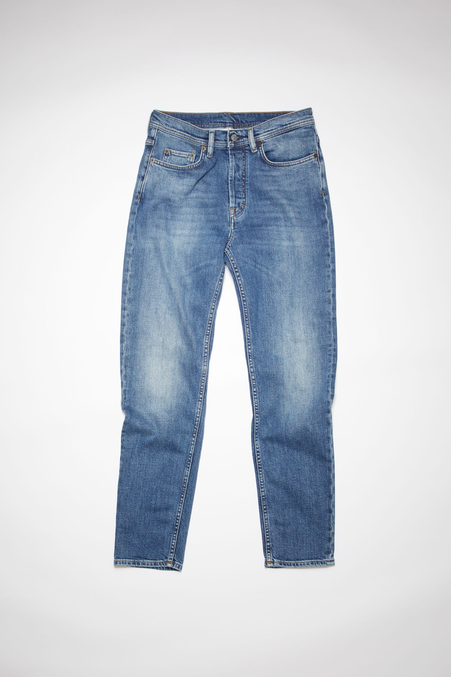 Slim tapered jeans - Mid Blue - 5