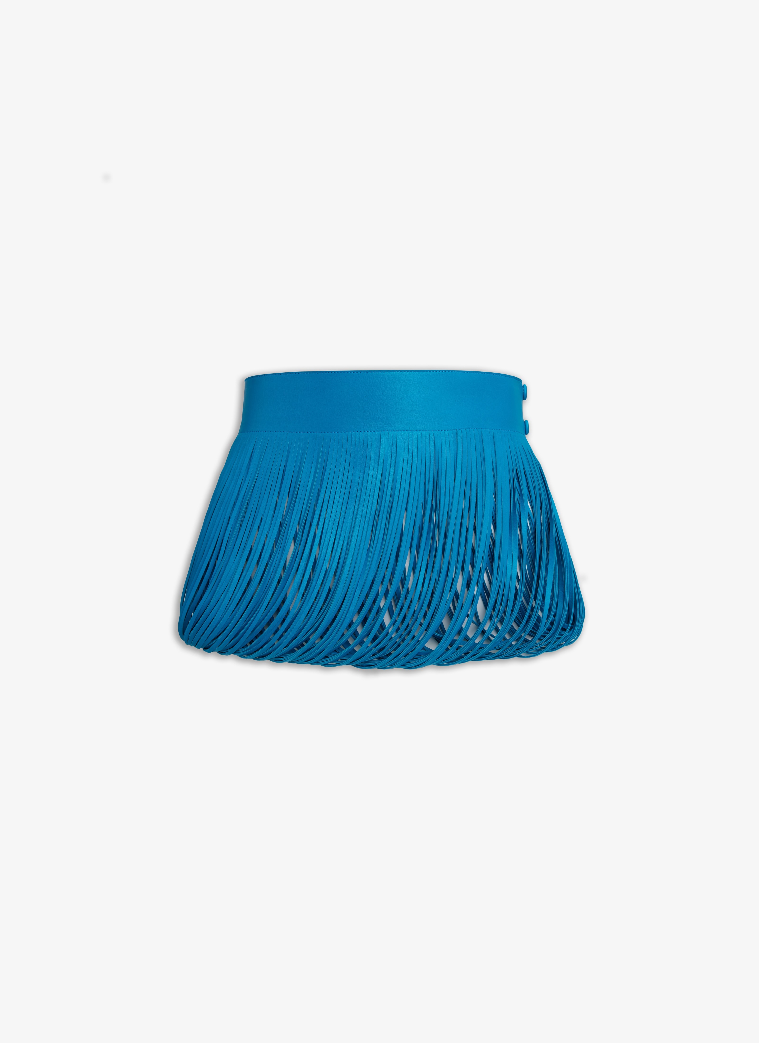 FRINGED LEATHER BELT - 1