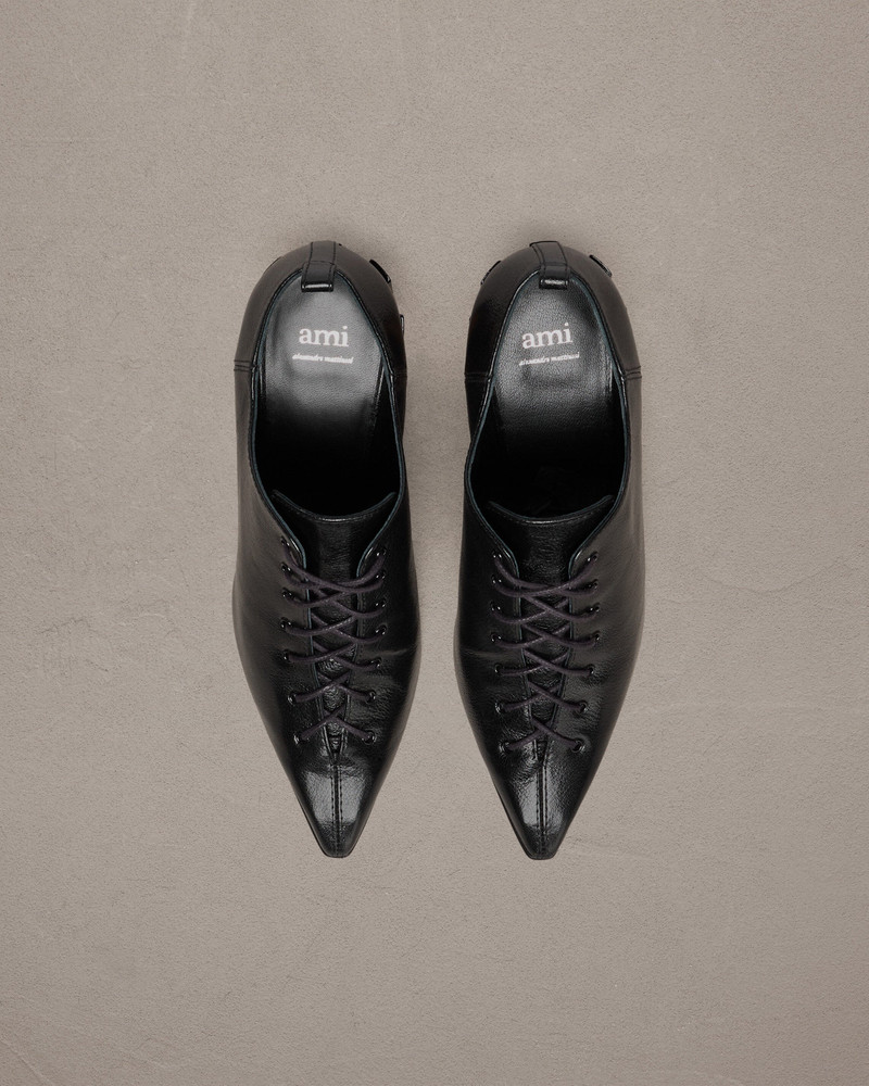 POINTED TOE LACE-UP SHOES 5