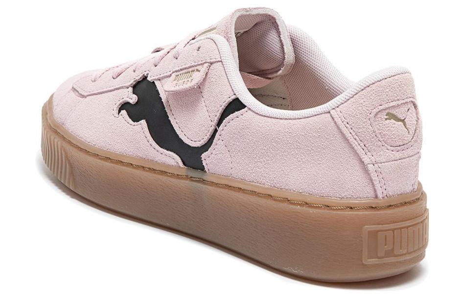(WMNS) PUMA Suede Platform Shoes 'Pink Black Gum' 397233-05 - 6