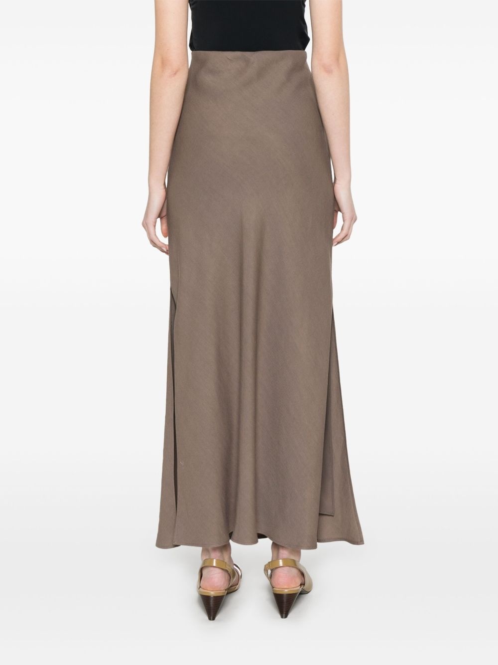 side-slits maxi skirt - 4
