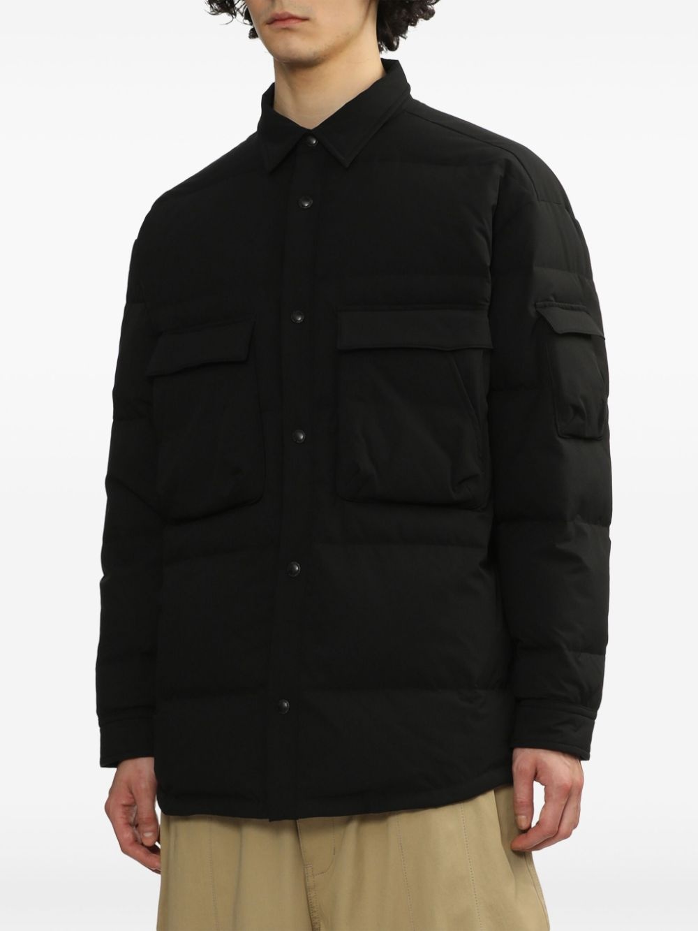 padded shirt jacket - 3