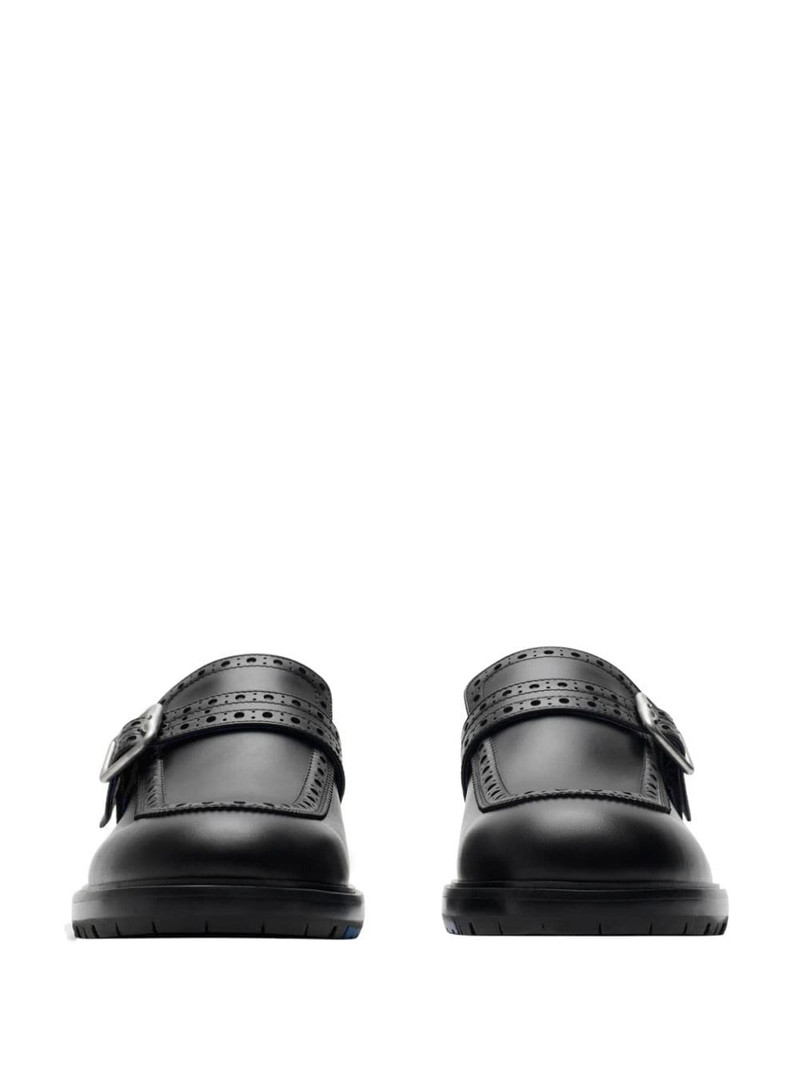 Burberry Soho leather loafers outlook