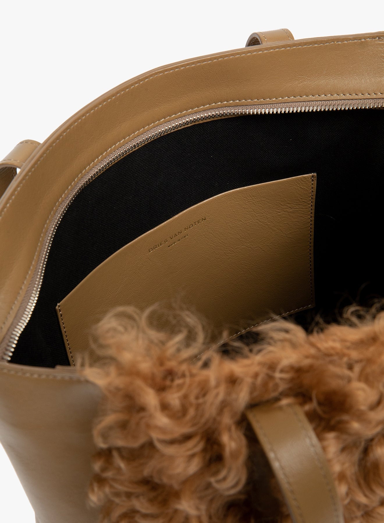 SHEARLING RING TOTE - 3