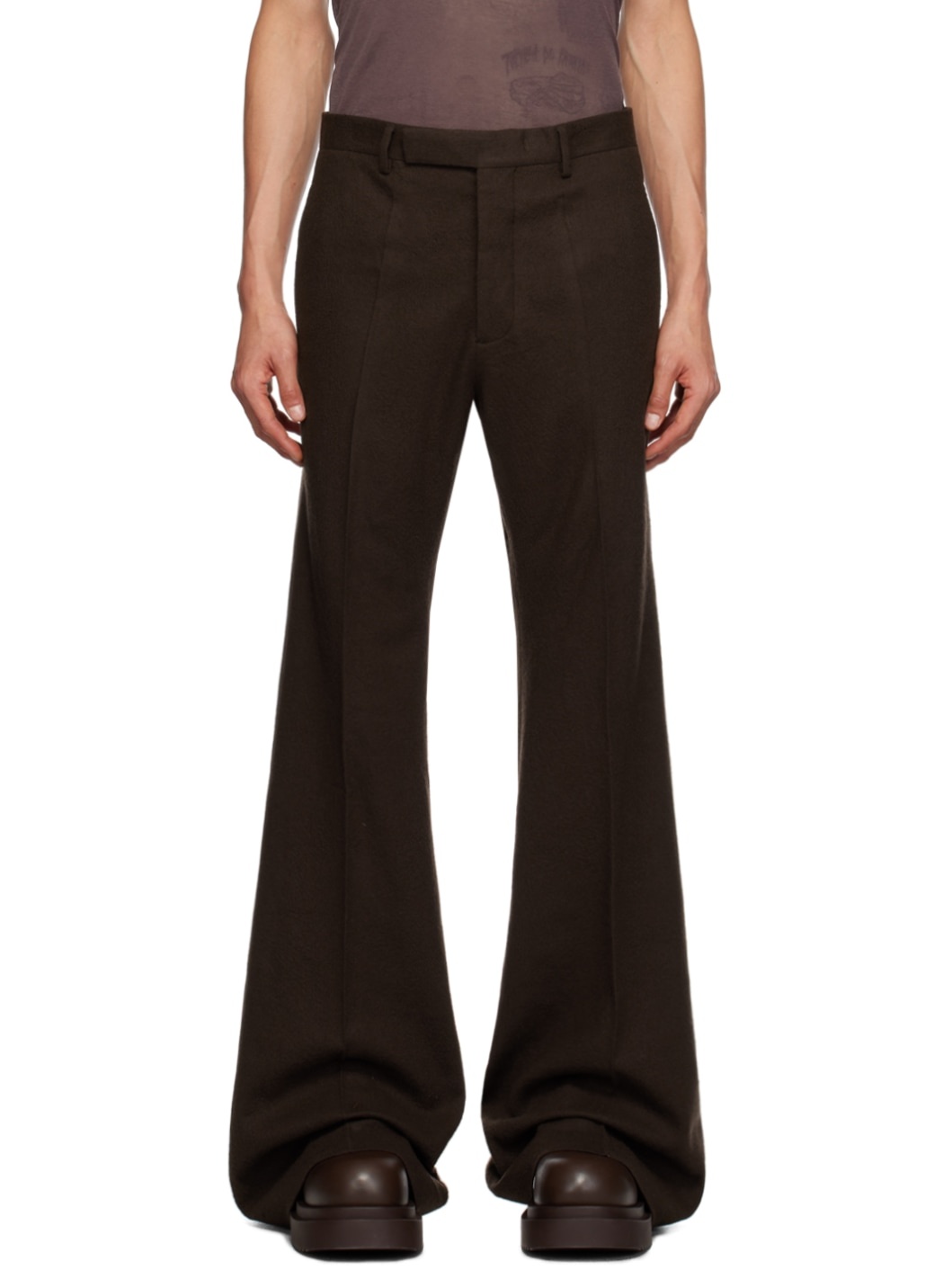 Brown Astaire Trousers - 1