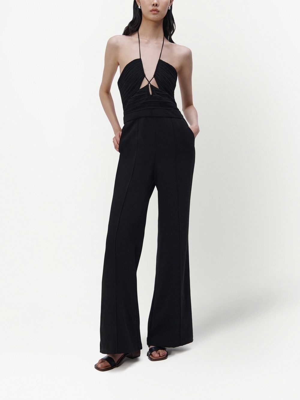 Gala plissÃ©-detail jumpsuit - 2