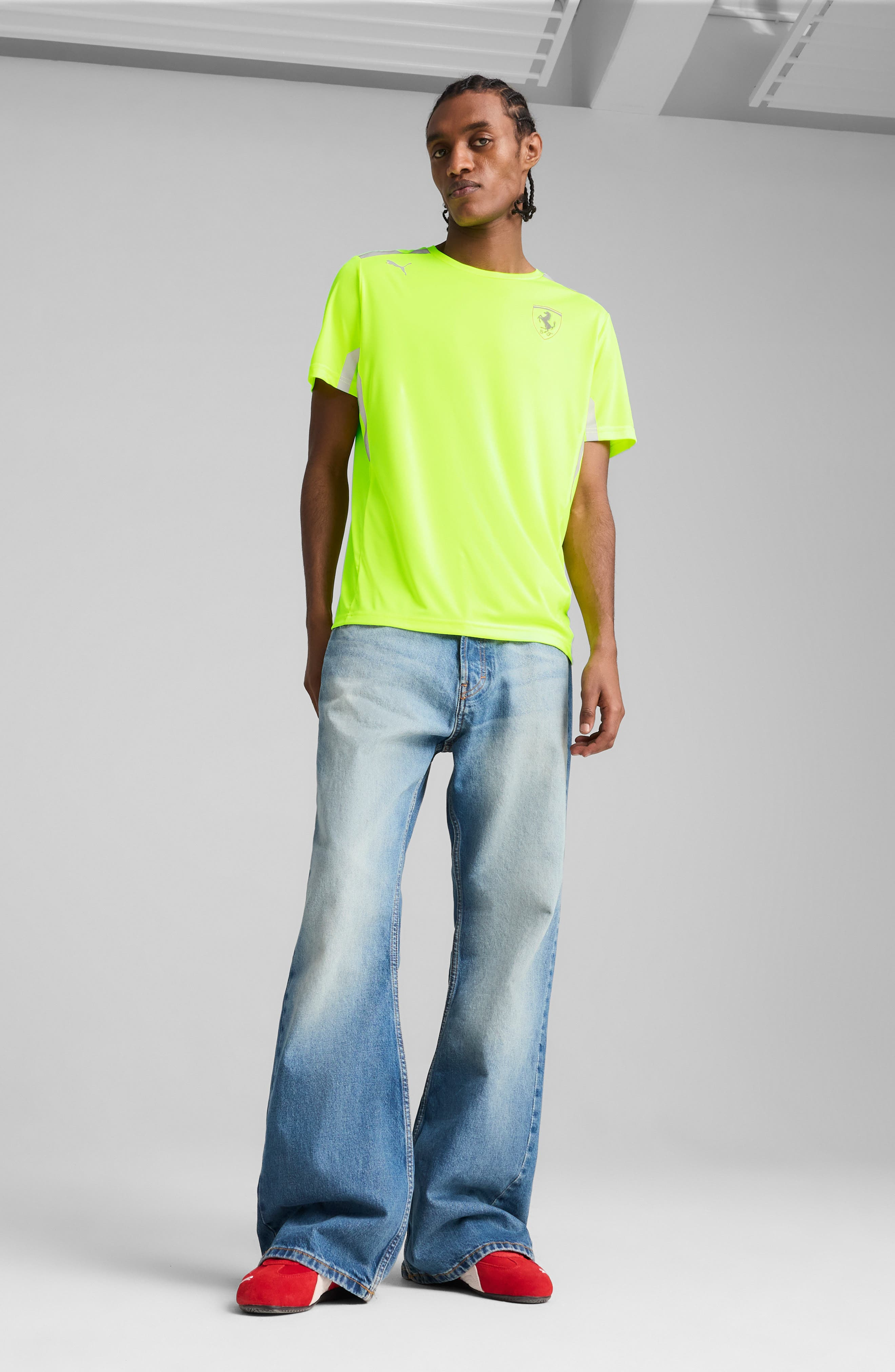 PUMA x Scuderia Ferrari HP Team Set Up T-Shirt in Yellow Alert at Nordstrom - 5