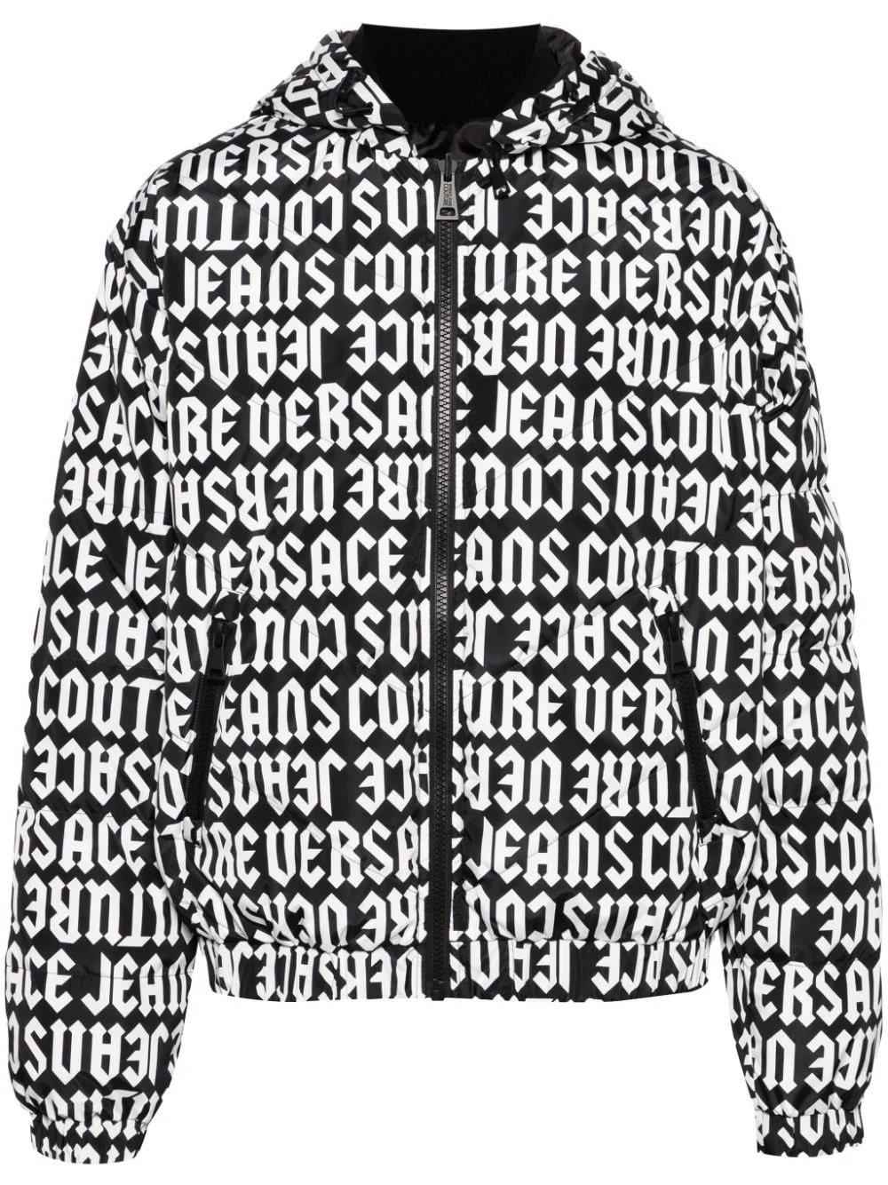 reversible hooded puffer jacket - 1