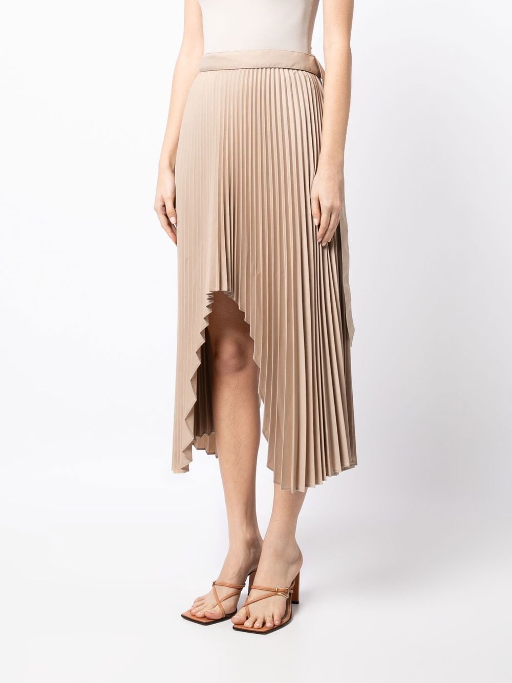 arch pleated midi skirt - 3
