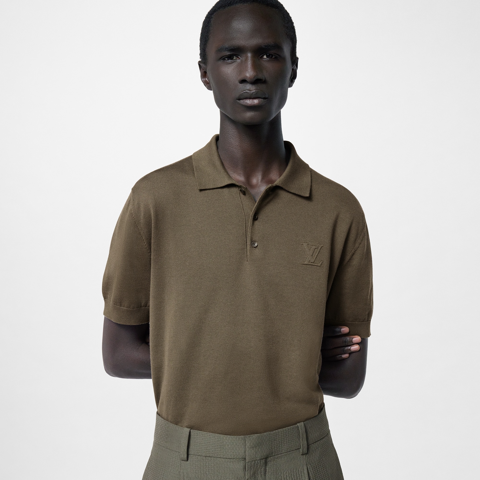 Cashmere And Cotton Blend Short-Sleeved Polo - 5