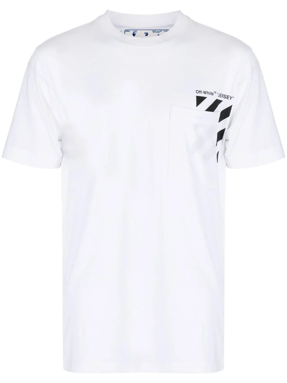 Diag-print T-shirt - 1