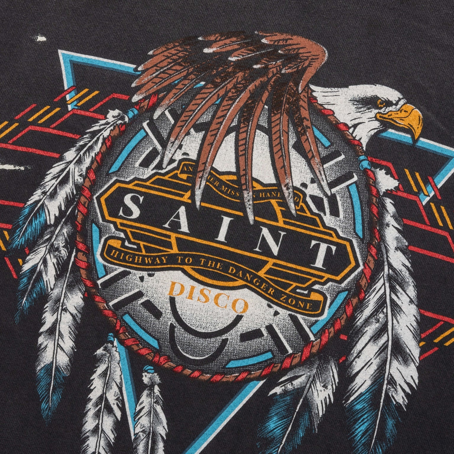SAINT MICHAEL X TEFLON DISCO MX6 SAINT DISCO L/S TEE - BLACK - 3