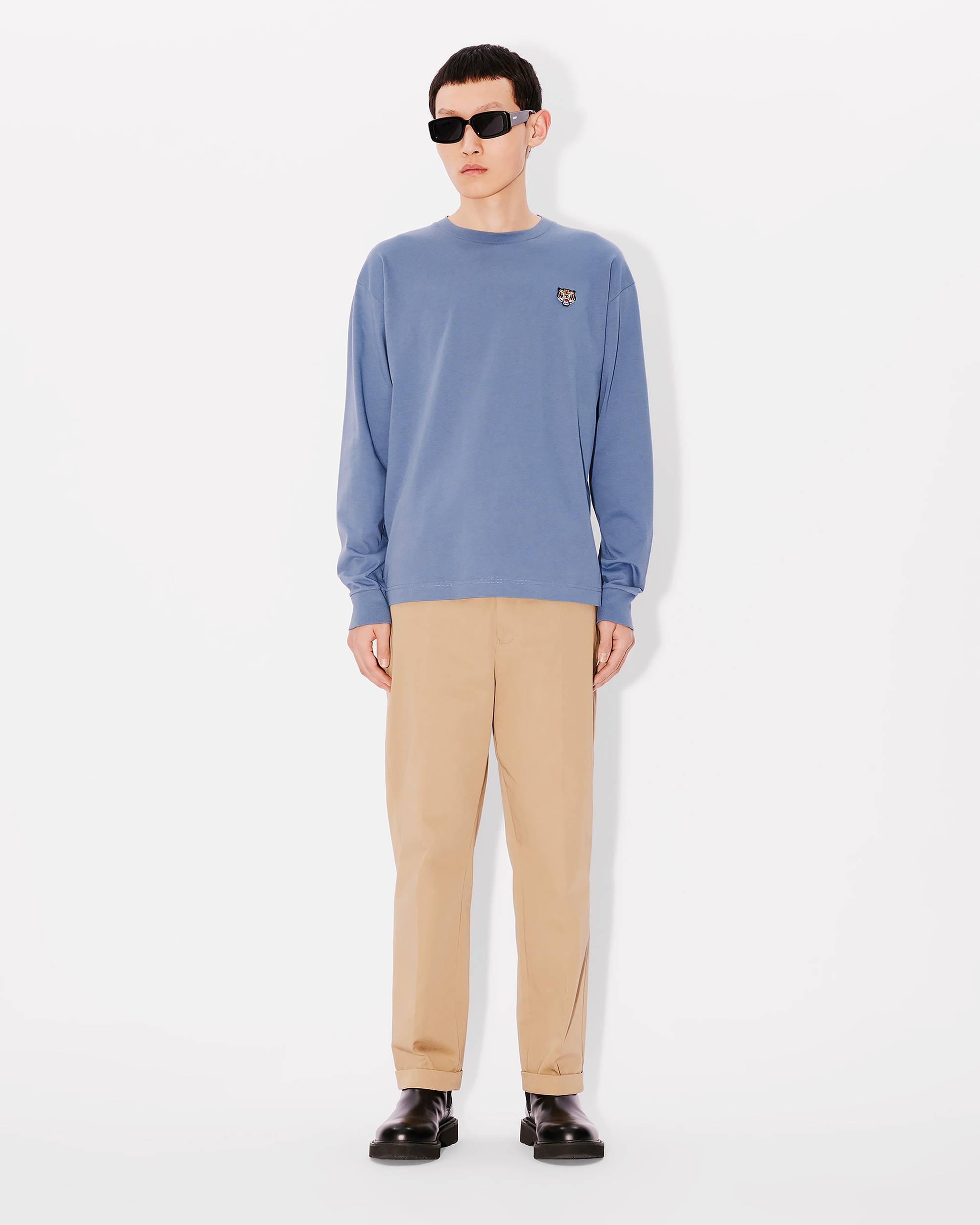 'Lucky Tiger' embroidered long sleeve T-shirt - 6