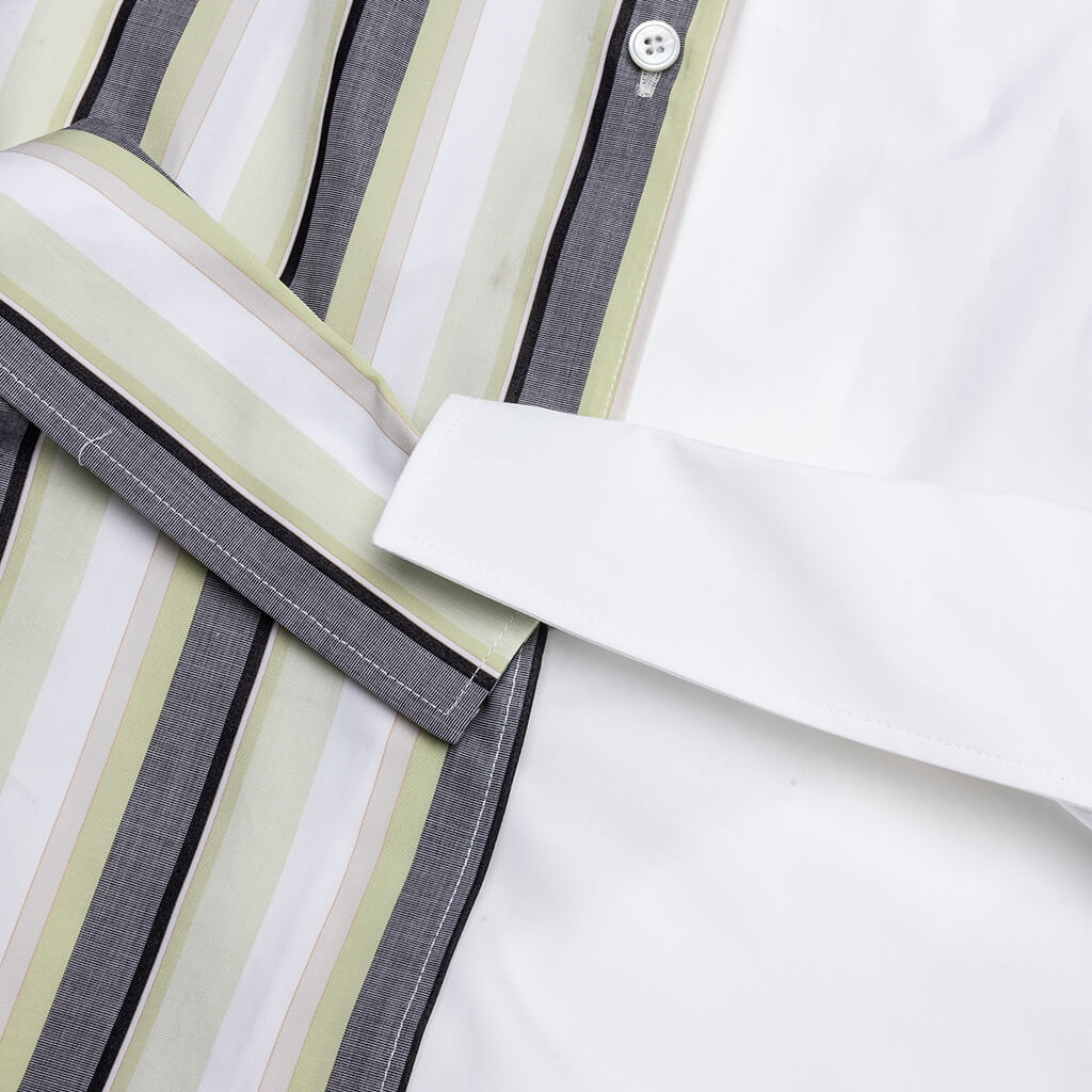 BIGOUT SHORT SLEEVE IN POPLIN - OPTIC WHITE - 5