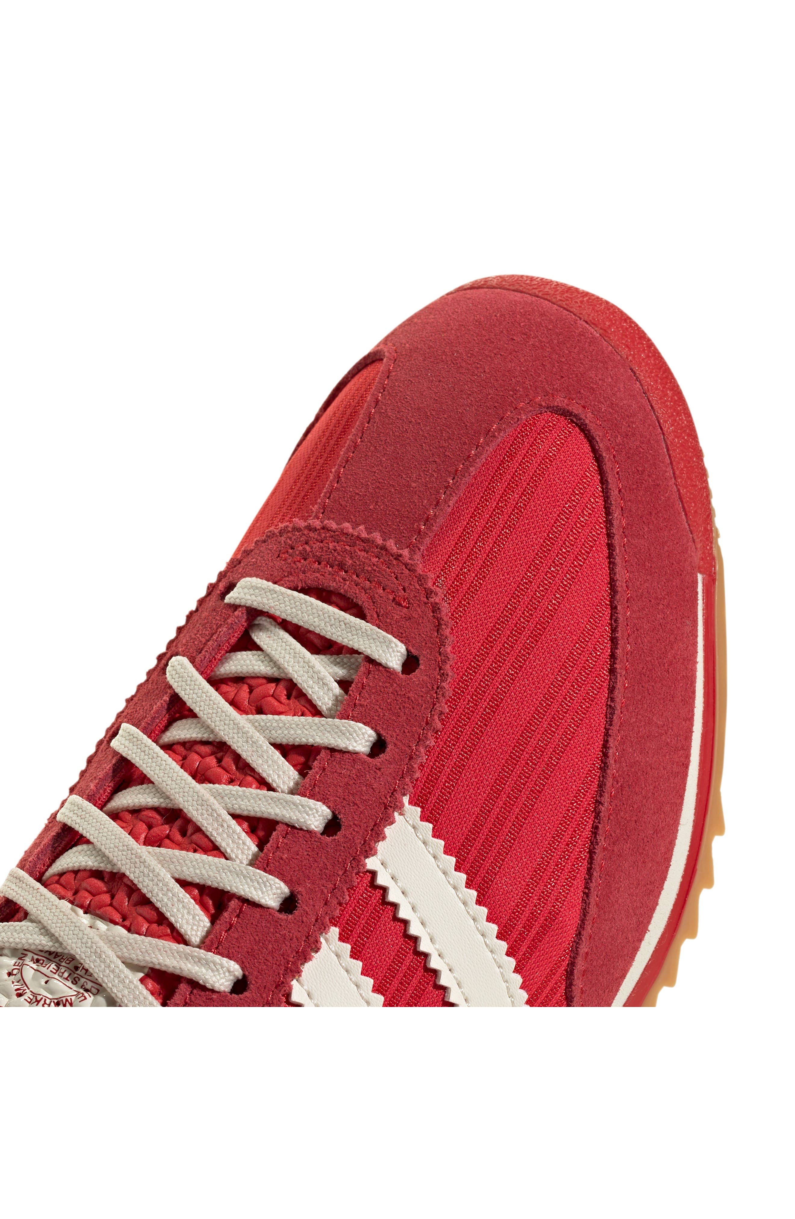 adidas SL 72 Sneaker in Scarlet/Cream White/Gum at Nordstrom - 7