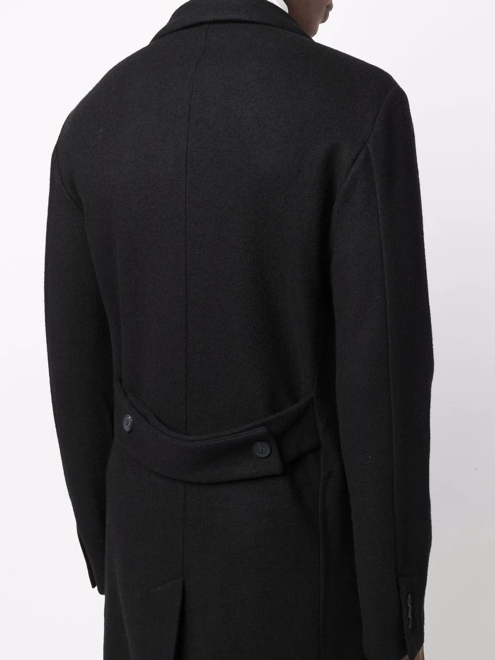 double-breasted tailored coat - 5