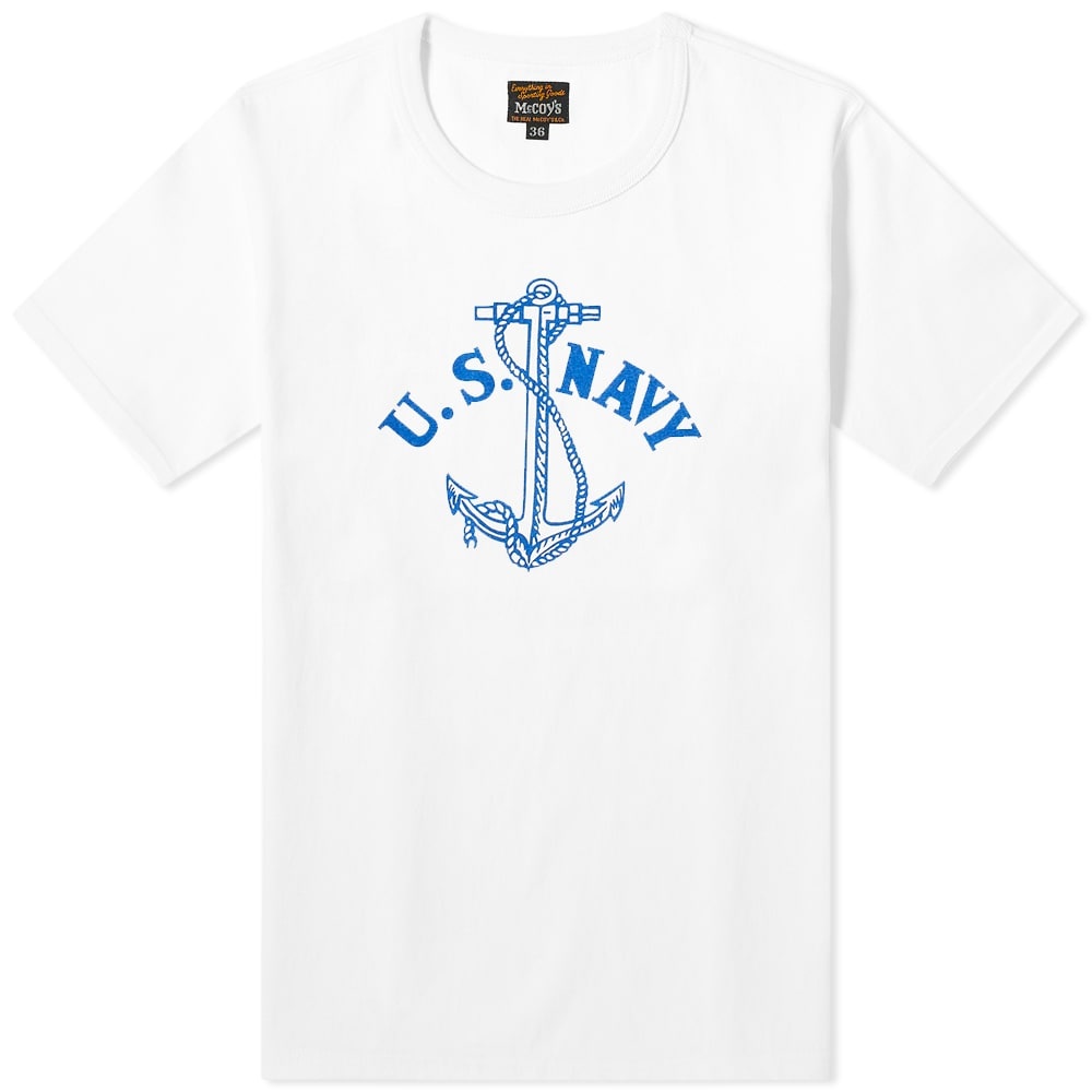 The Real McCoy's U.S. Navy Anchor Tee - 1