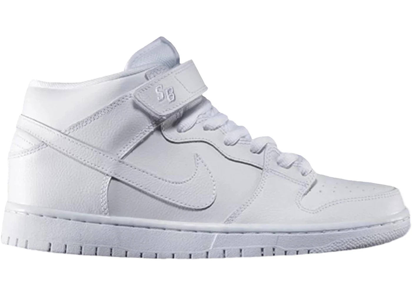 Nike SB Dunk Mid Pro White Light Base Grey - 1