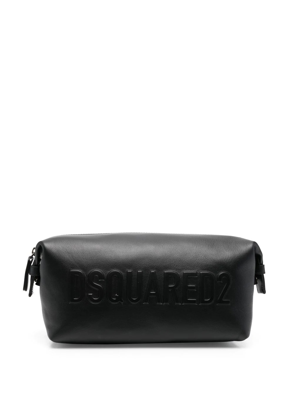 logo-embossed wash bag - 1