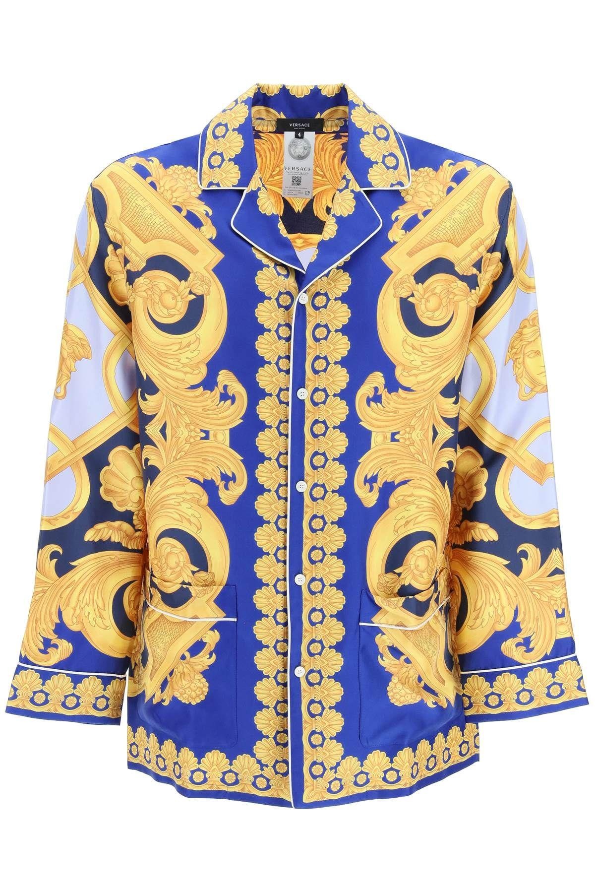 'BAROCCO 660' SILK PAJAMA SHIRT VERSACE - 1