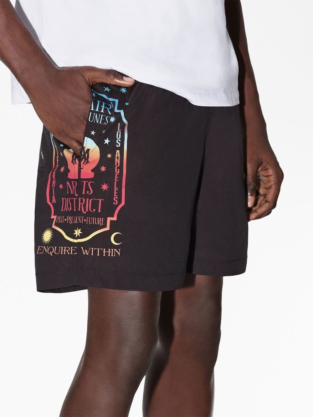 Fortune logo-print swimming trunks - 5