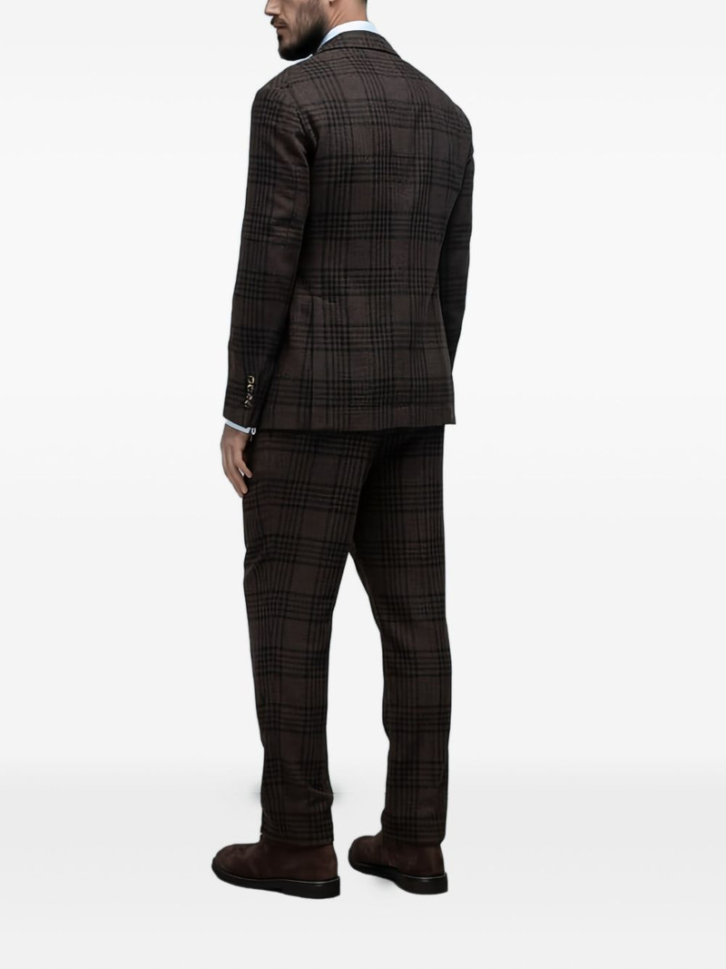 single-breasted plaid suit 4