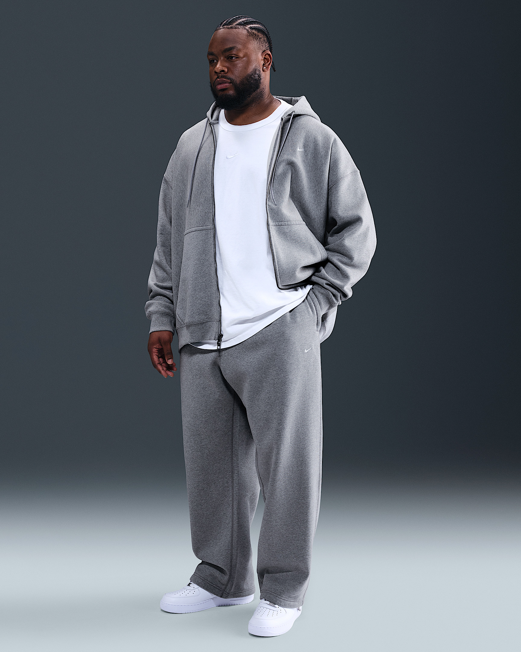Nike Solo Swoosh Men's Fleece Open-Hem Pants - 7