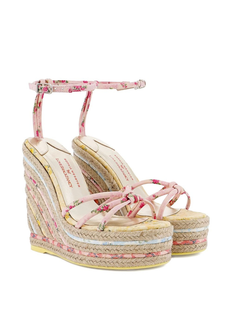 SOPHIA WEBSTER x Love Shack Fancy 140mm Alina sandals outlook