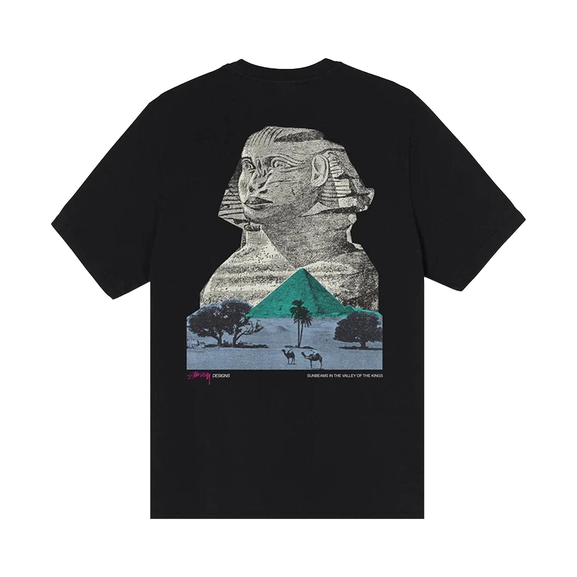 Stussy Sphinx Pigment Dyed Tee 'Black' - 2