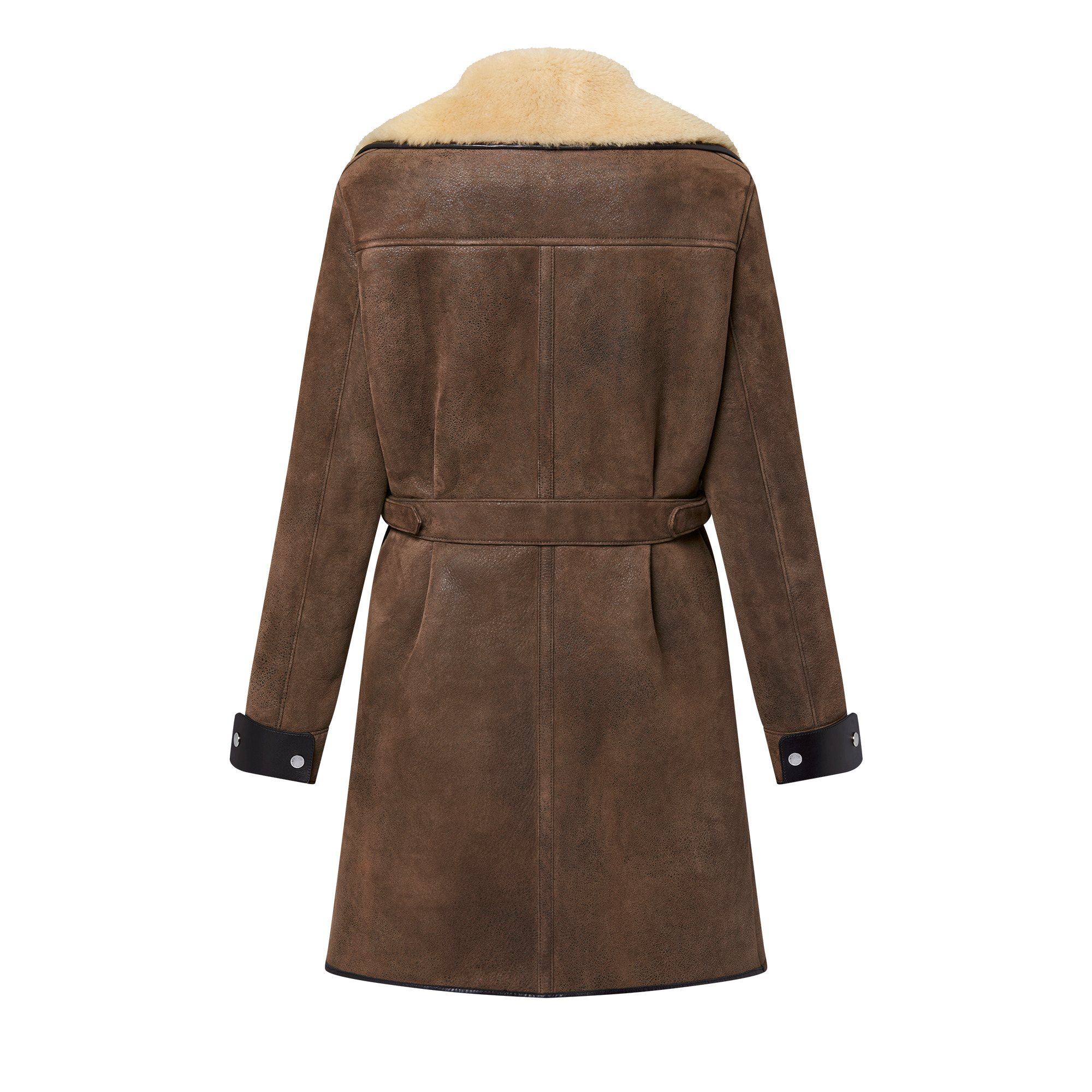 Button-Up Shearling Coat - 2