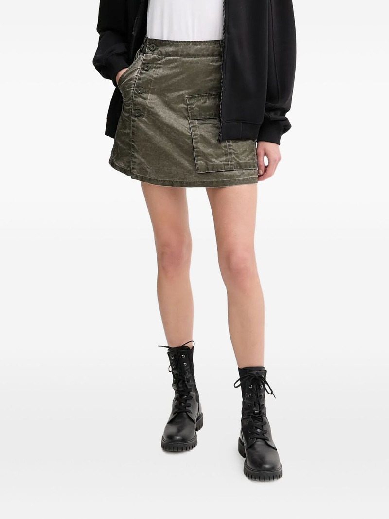 logo-detail cargo skirt 1