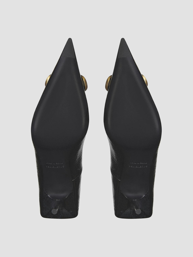 Women's Square Knife BB 80mm Pumps - Black 7