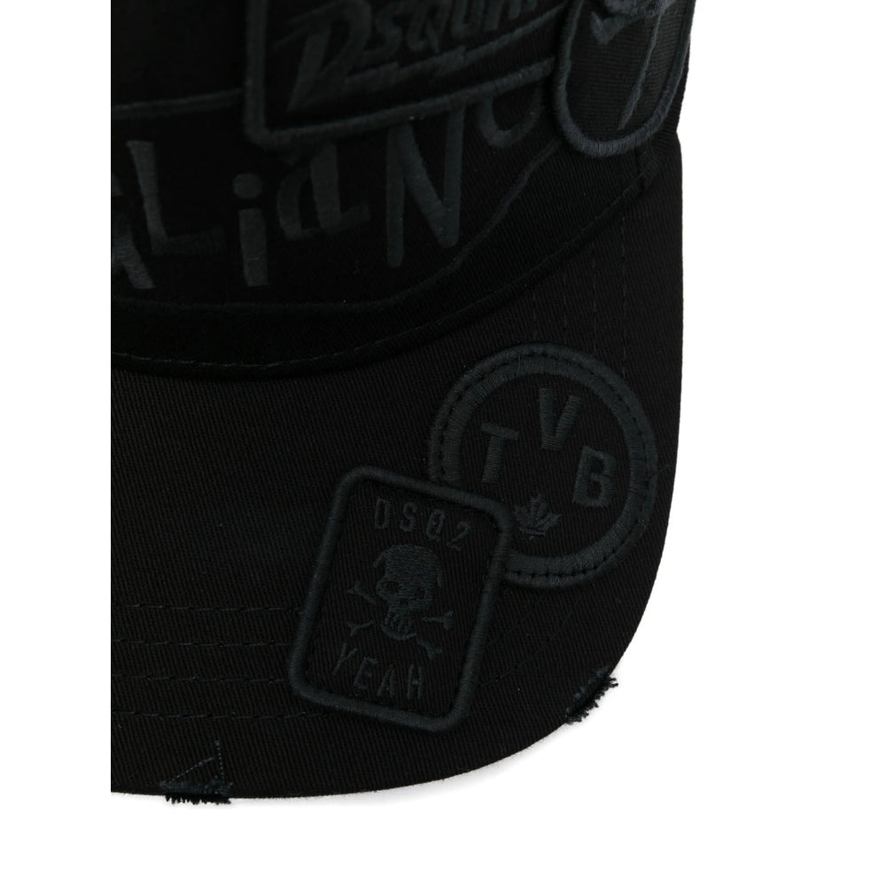 Dsquared2 Black Hats Men - 2