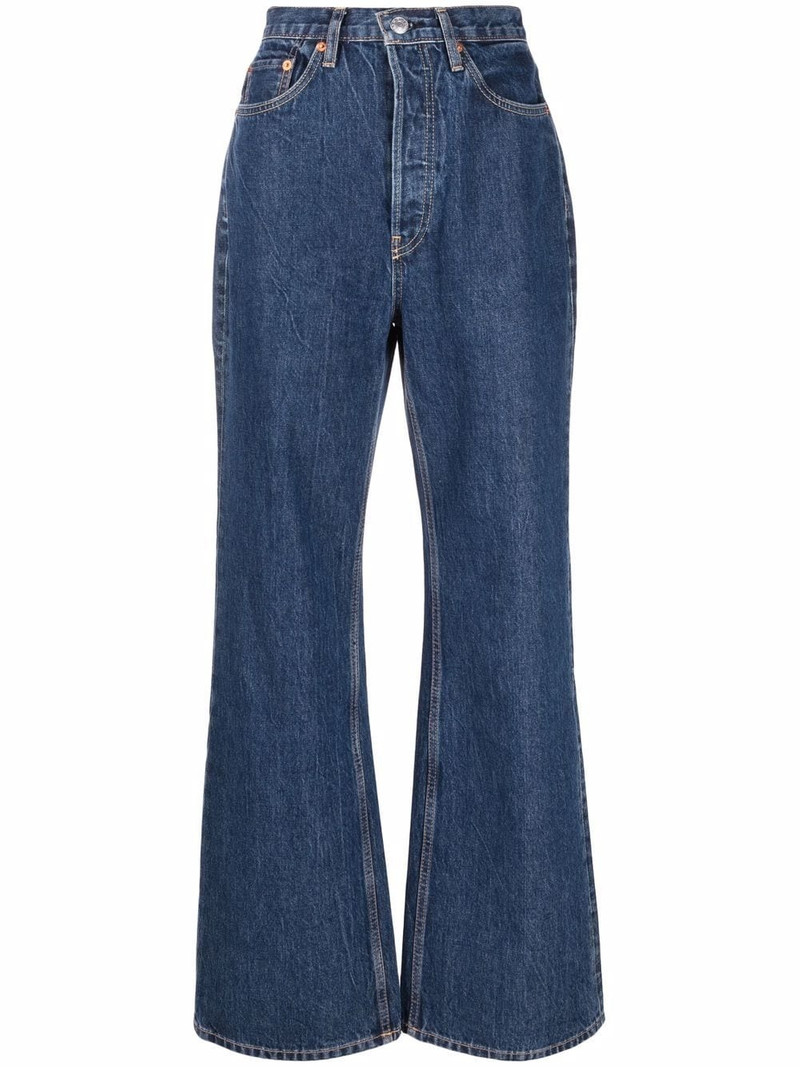 high-waisted bootcut jeans 1