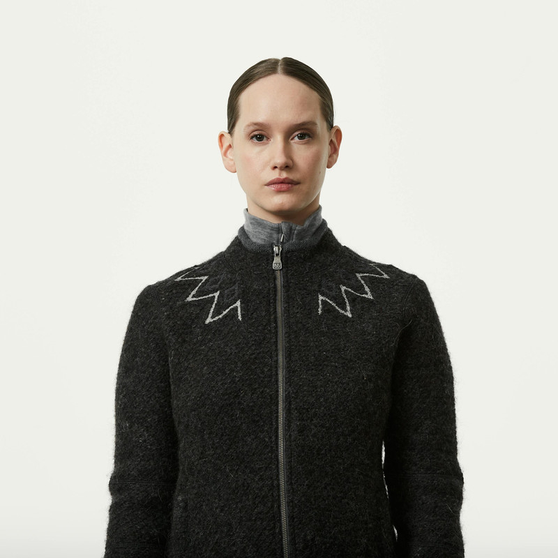 66°NORTH Kaldi Icelandic wool sweater with GORE-TEX INFINIUM™ outlook