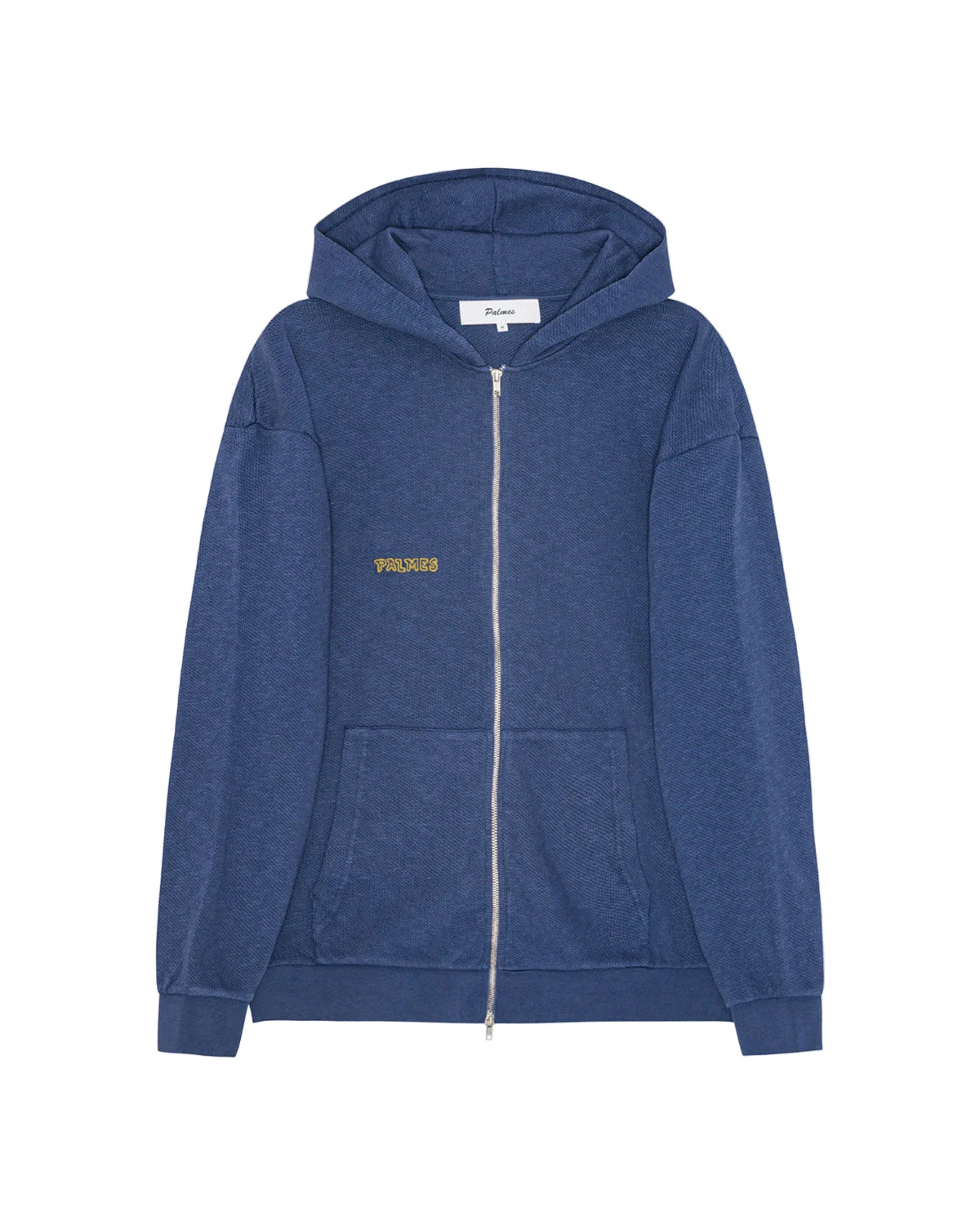 Waffle Zip Hooded Sweatshirt - 1