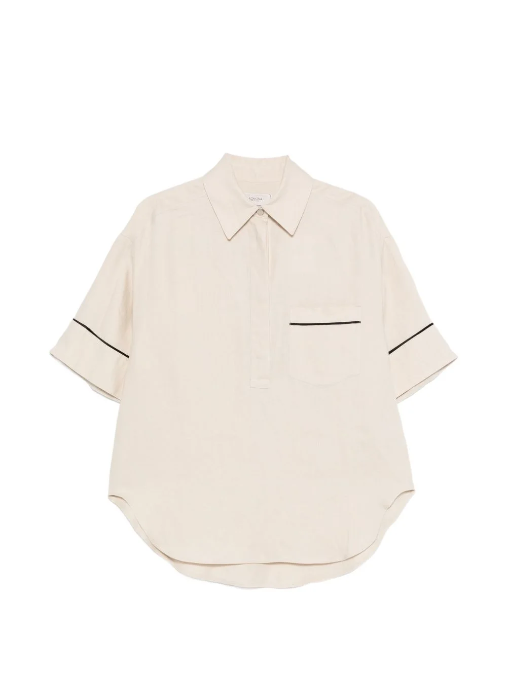 patch-pocket blouse - 1