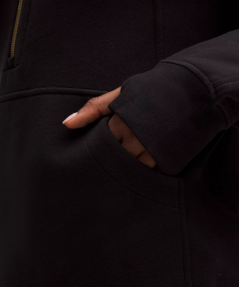 Scuba Oversized Half-Zip Hoodie *Long 3