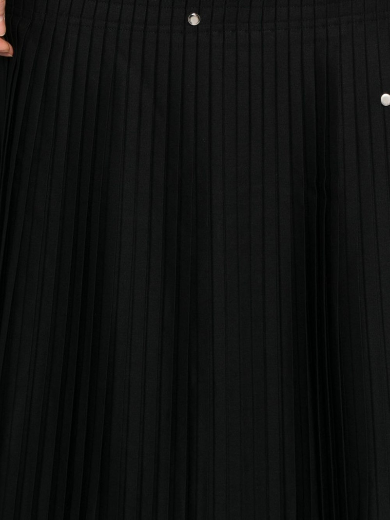 pleated overturn skirt 5