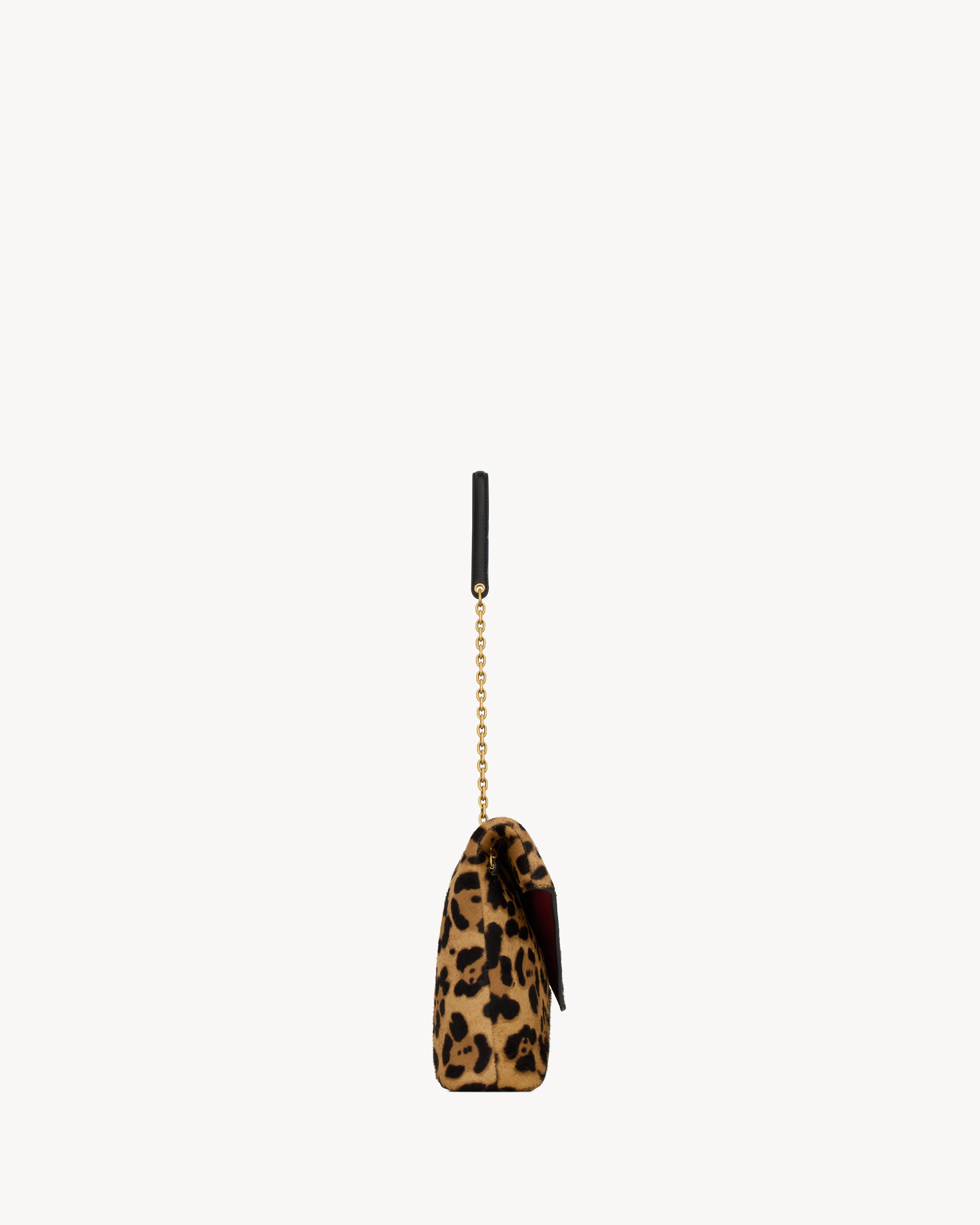 CASSANDRE LARGE POUCH ON CHAIN IN PONY HAIR LEATHER - 3