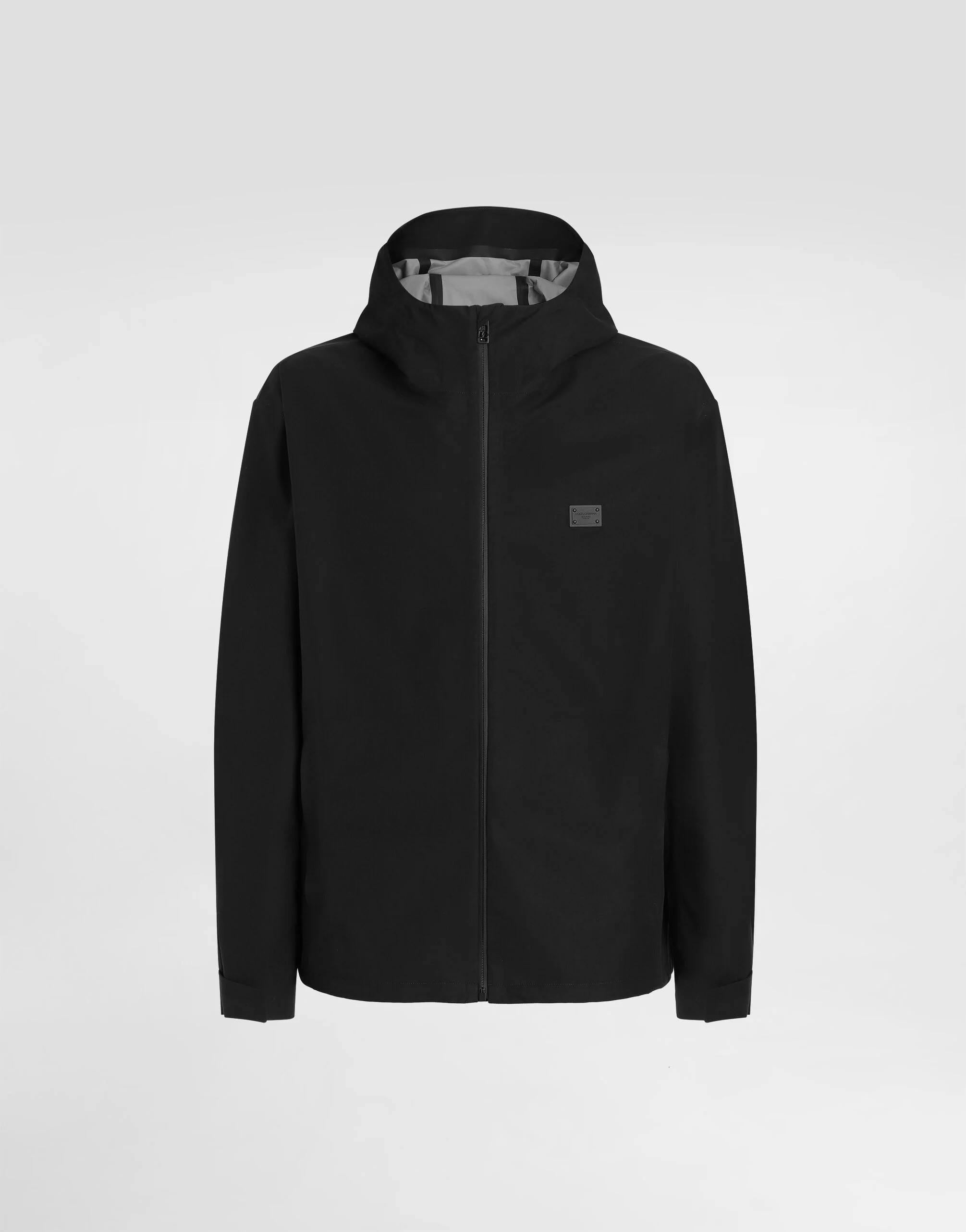 Hooded cotton jacket - 1
