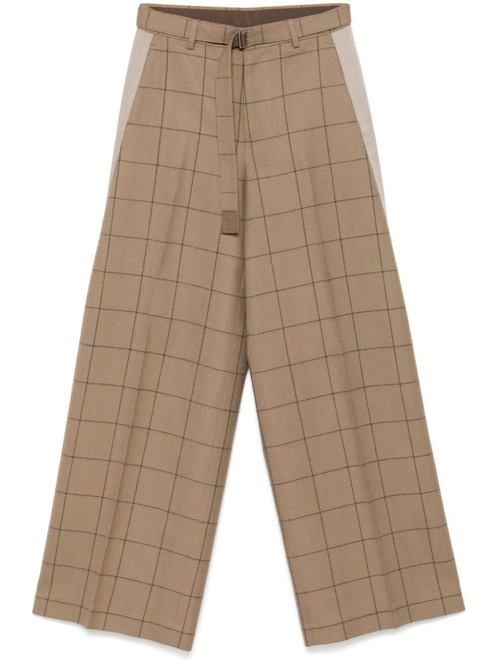 checked trousers - 1