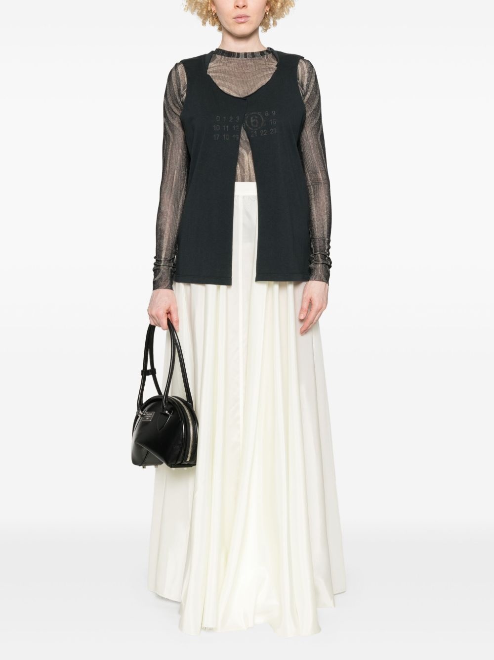 taffeta maxi skirt - 2