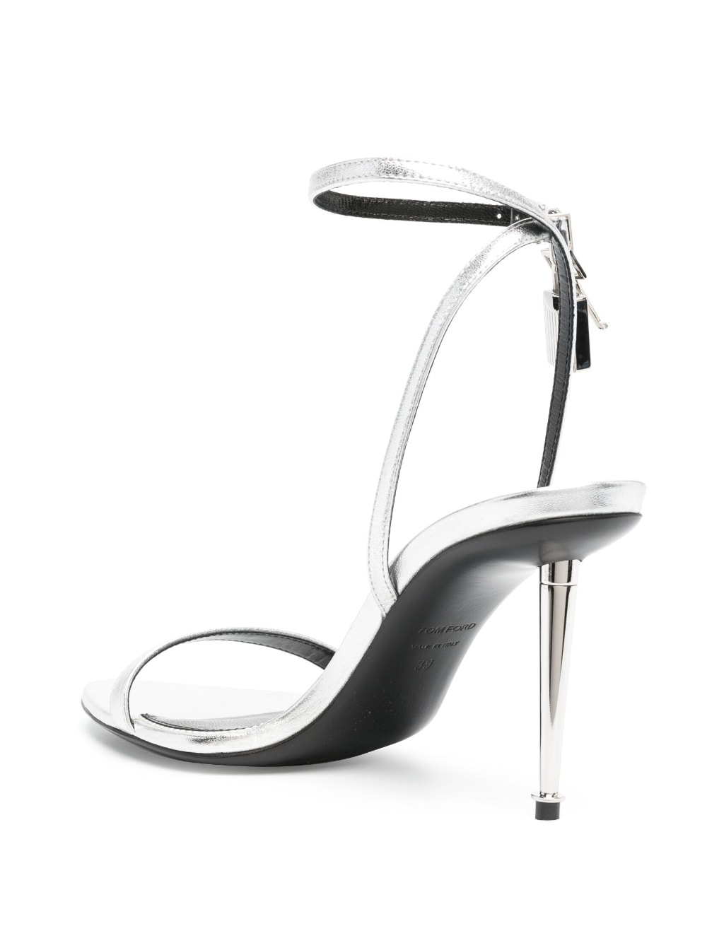 Padlock leather sandals - 3