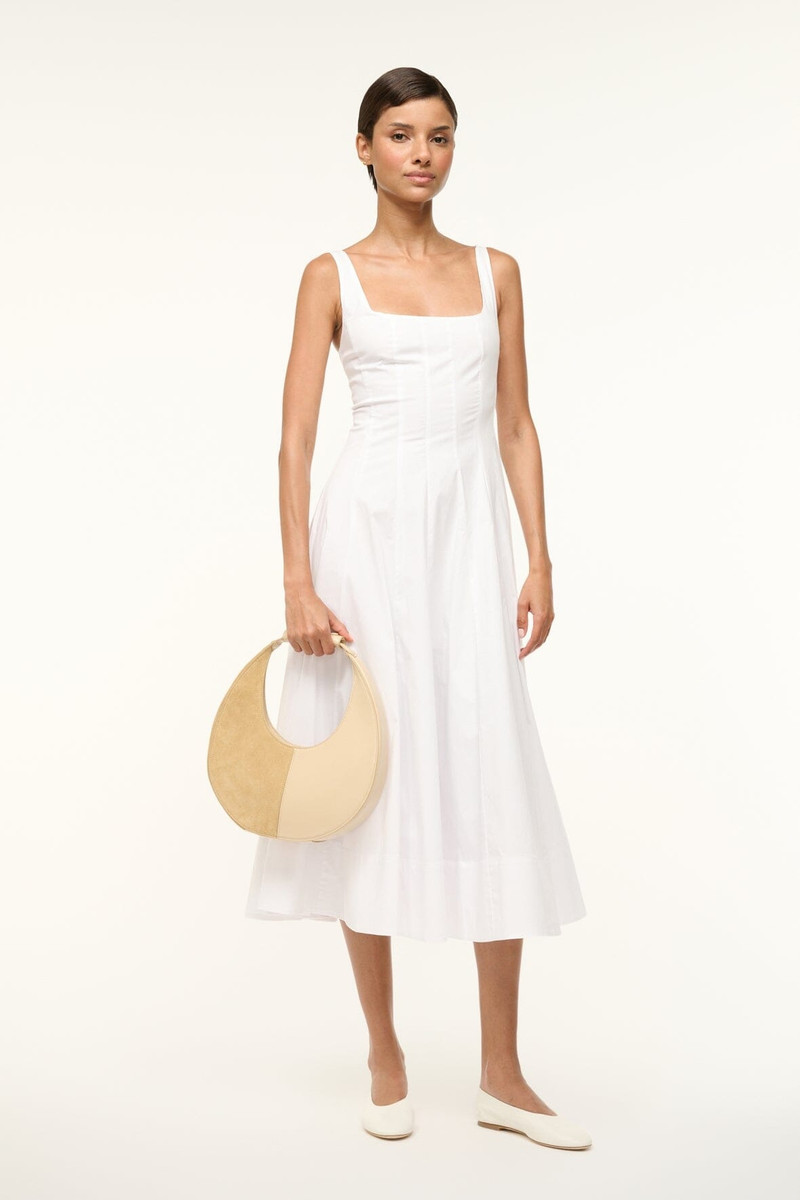 STAUD STAUD MOON SPLIT TOTE BAG OAT outlook