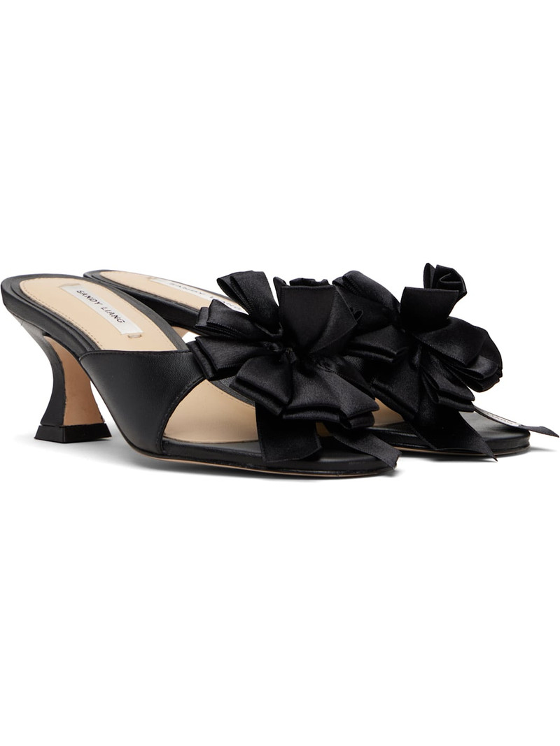 Black Celebration Mule Heels 4