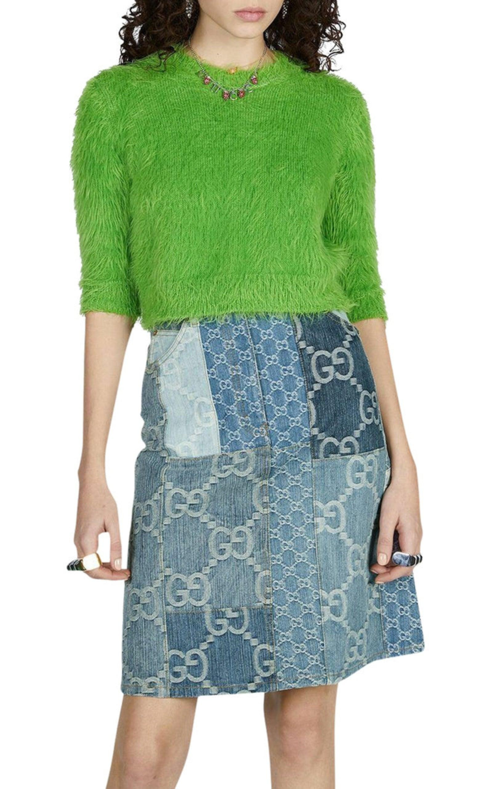 Brushed Wool Knit Sweater - 3