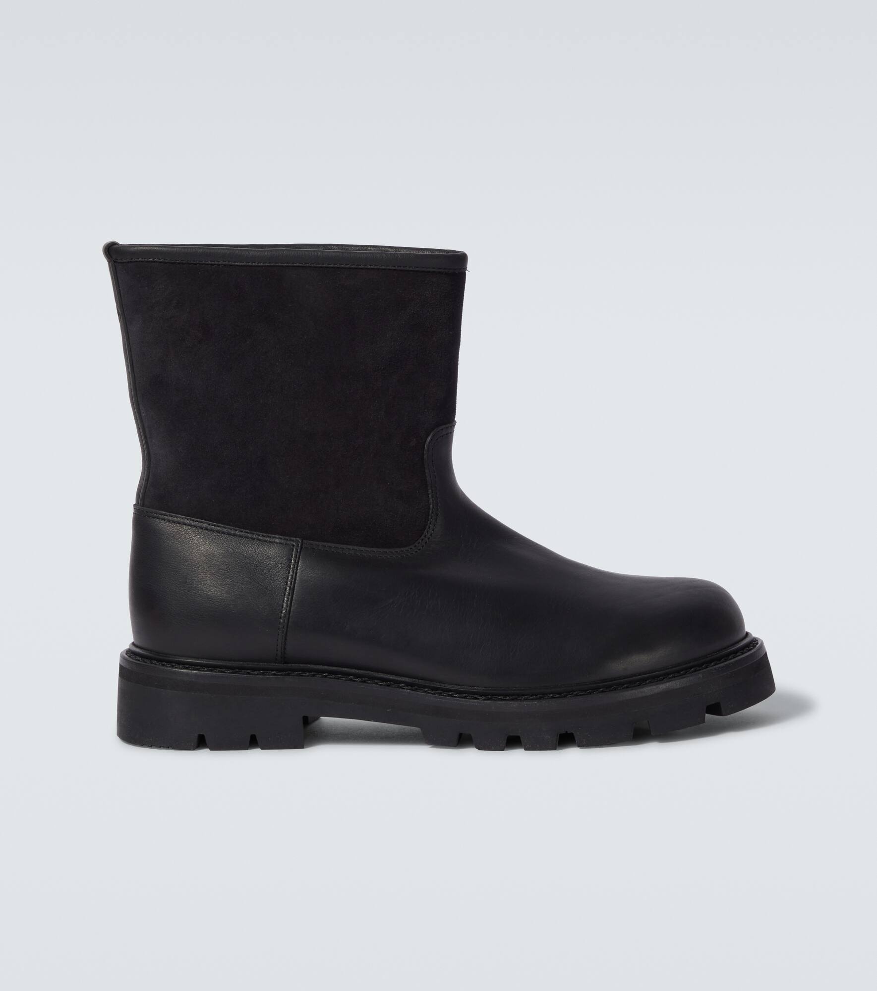 Suilven suede and leather ankle boots - 1
